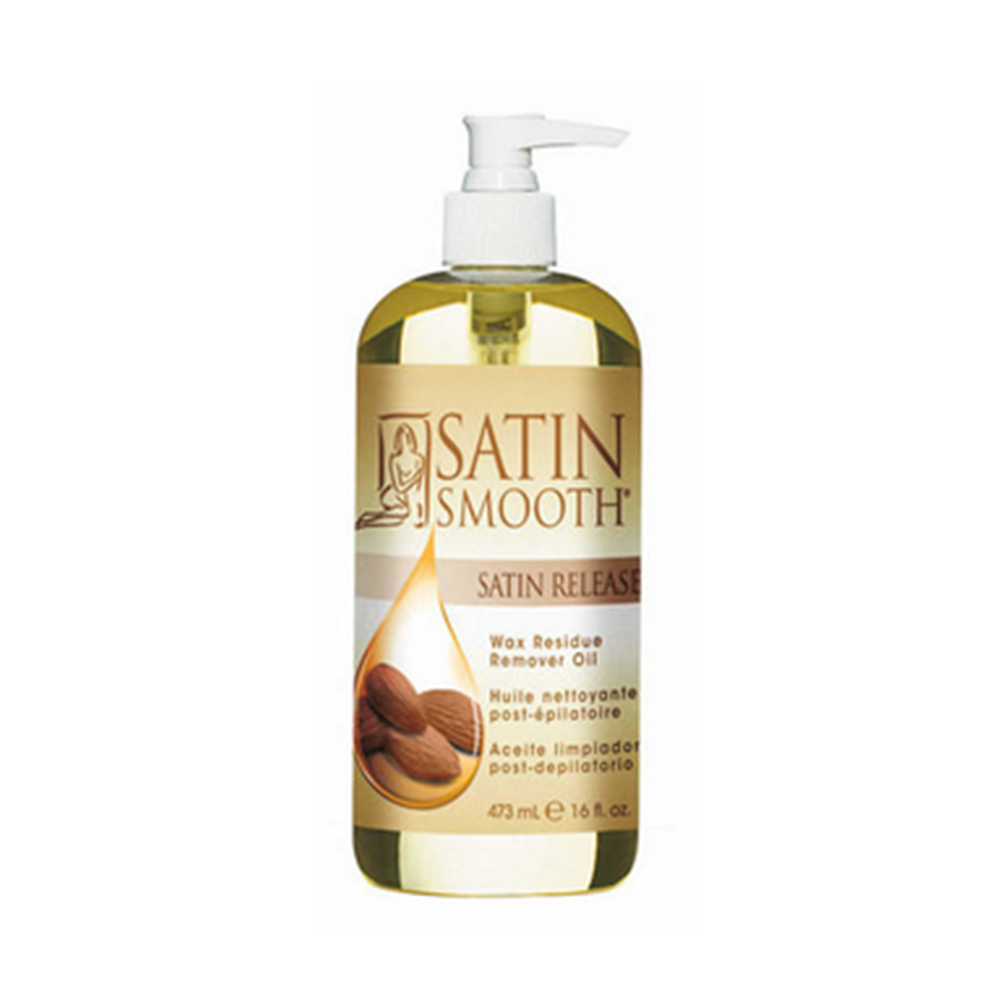 SATIN SMOOTH Satin Release- Wax Residue Remover 16oz. (case of 12) SSWLR16G