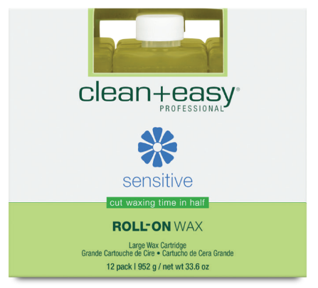 Clean + Easy Sensitive Large Roll-on Wax 12 pack